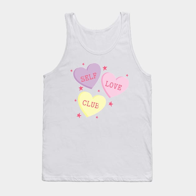 Self Love Club Candy Hearts Tank Top by itskeilabutler